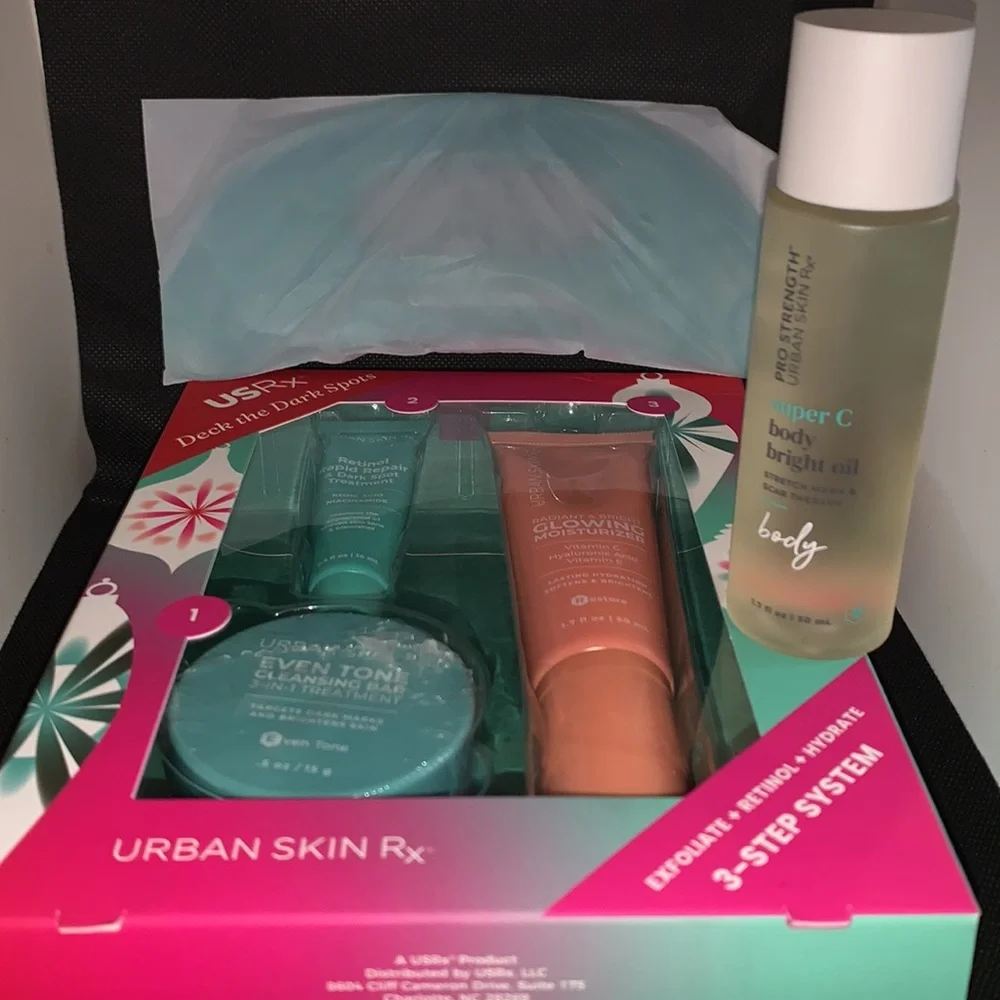 Urban Skin RX 3-Step System, Super C Body Oil, and A Gua Sha Duo - Picture 1 of 7